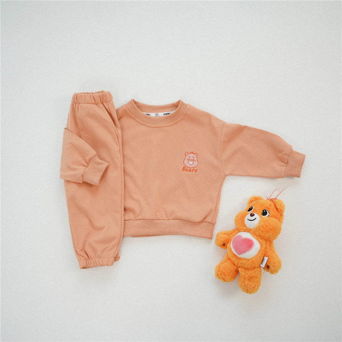 Bear Sweatshirt and Pants set - Peachy Bloomers