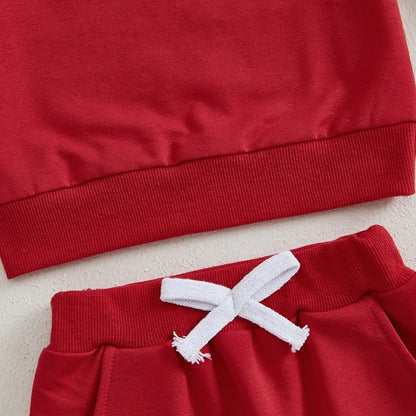 Toddler Christmas Sweatshirt and Sweatpants Set