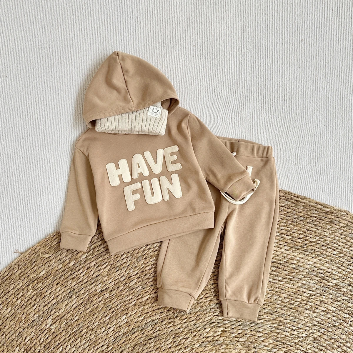 Have A Fun Sweatshirt and Sweatpants Set - Peachy Bloomers