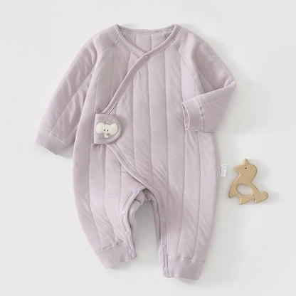 Quilted Cotton Newborn Baby Romper