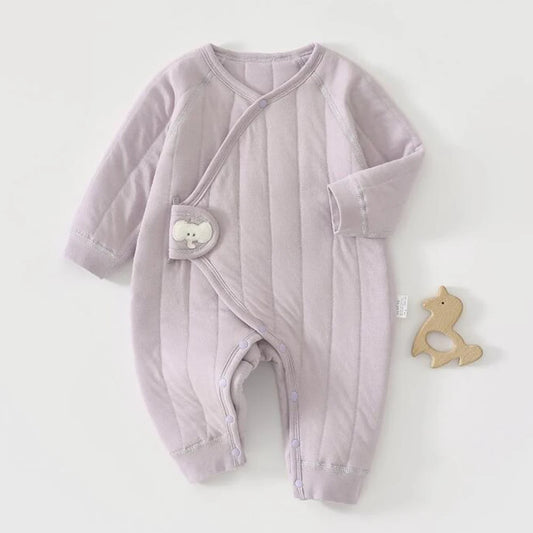 Quilted Cotton Newborn Baby Romper
