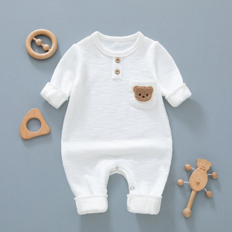 Baby Bear Onesie - Peachy Bloomers