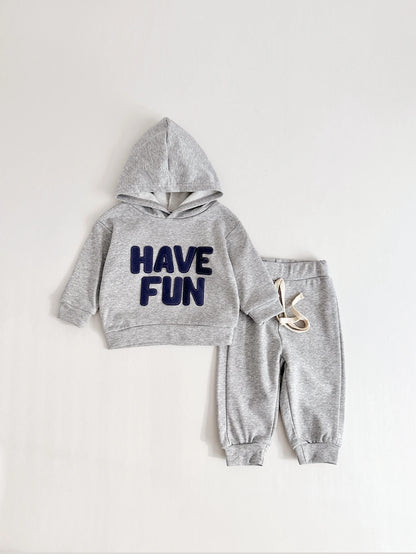 Have A Fun Sweatshirt and Sweatpants Set - Peachy Bloomers