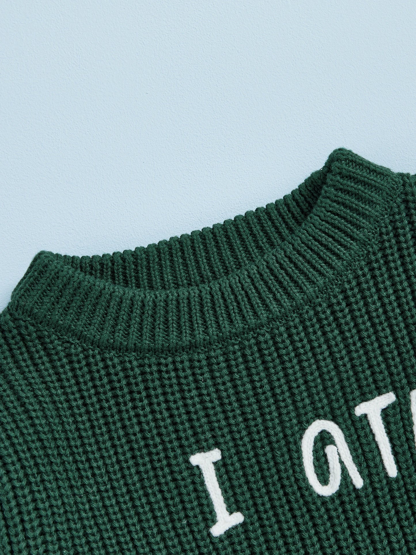 Toddler Christmas Knit Sweater - I ate Santas Cookies