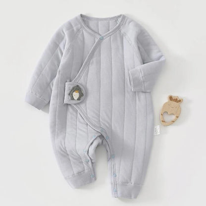 Quilted Cotton Newborn Baby Romper