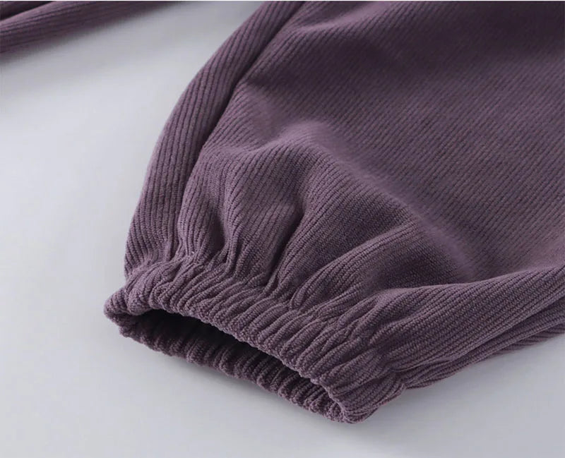 Cozy Corduroy Cotton Pants