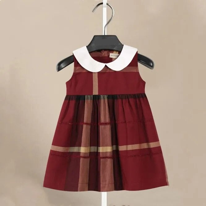 Amelia Classic Plaid Dress - Peachy Bloomers