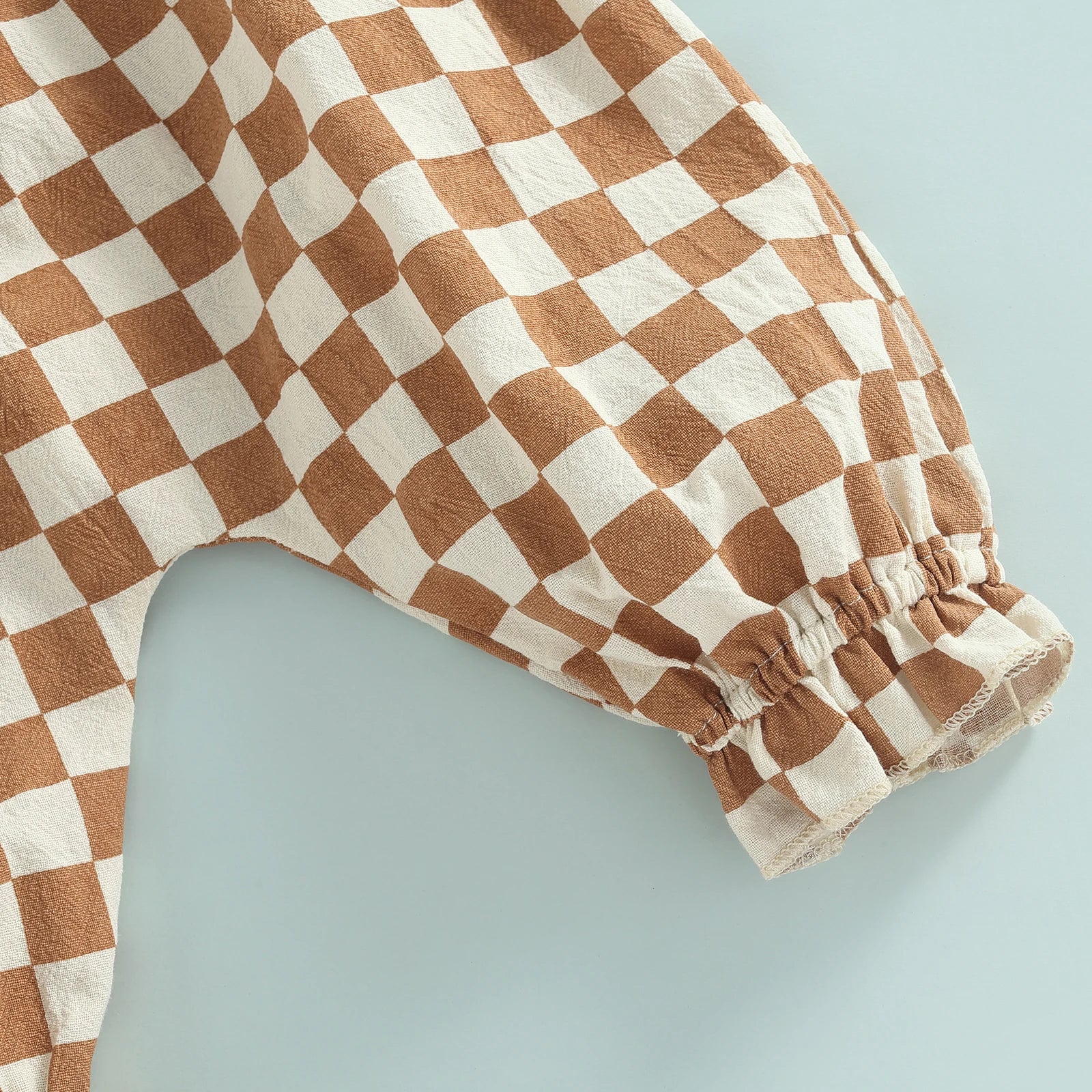 Checkered Summer Jumpsuit - Peachy Bloomers