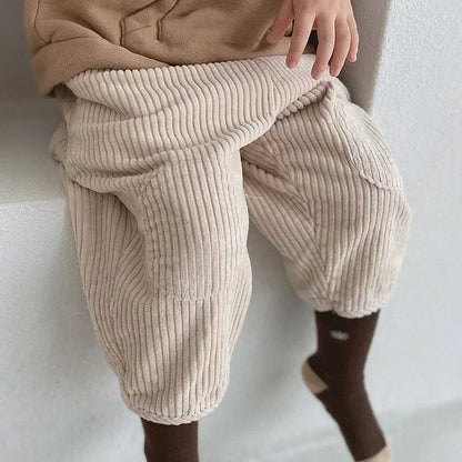 Boys Casual Corduroy Trousers - Peachy Bloomers