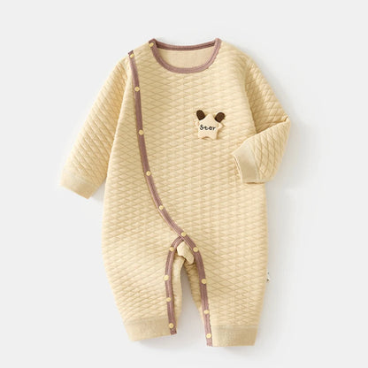 Baby Quilted Cotton Romper