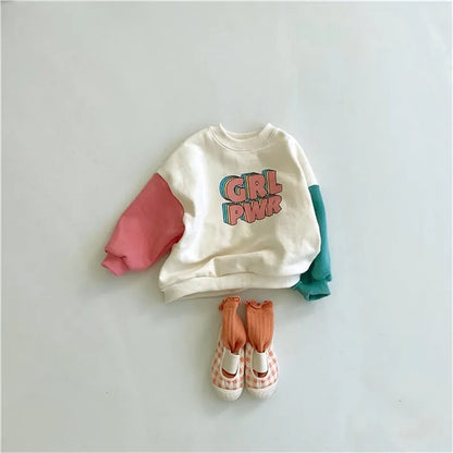 GRL PWR Mommy & Me Sweatshirt Set - Peachy Bloomers