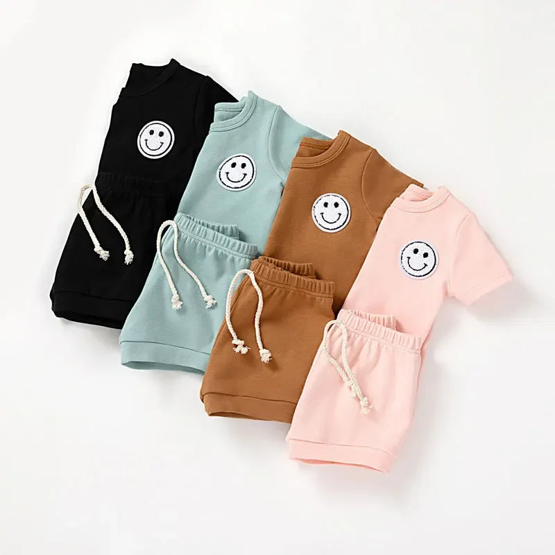 Smile T-shirt and Shorts Set