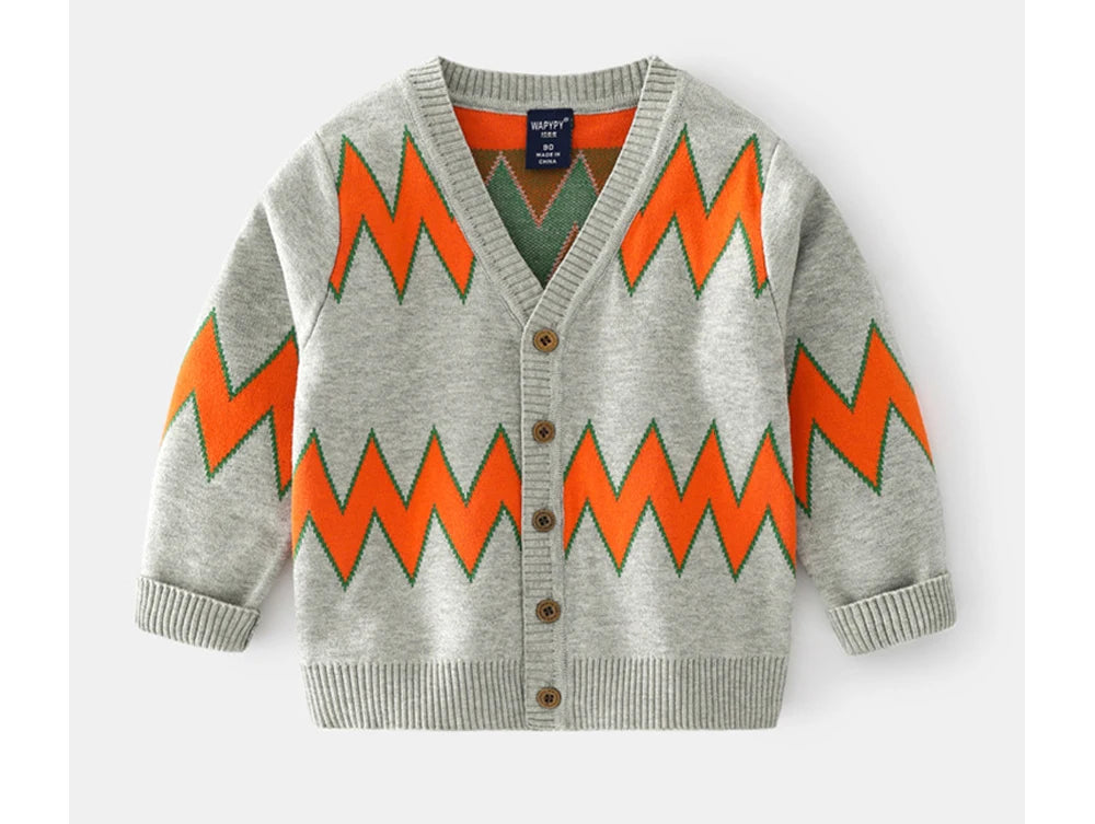Safari Boys Cotton Cardigan