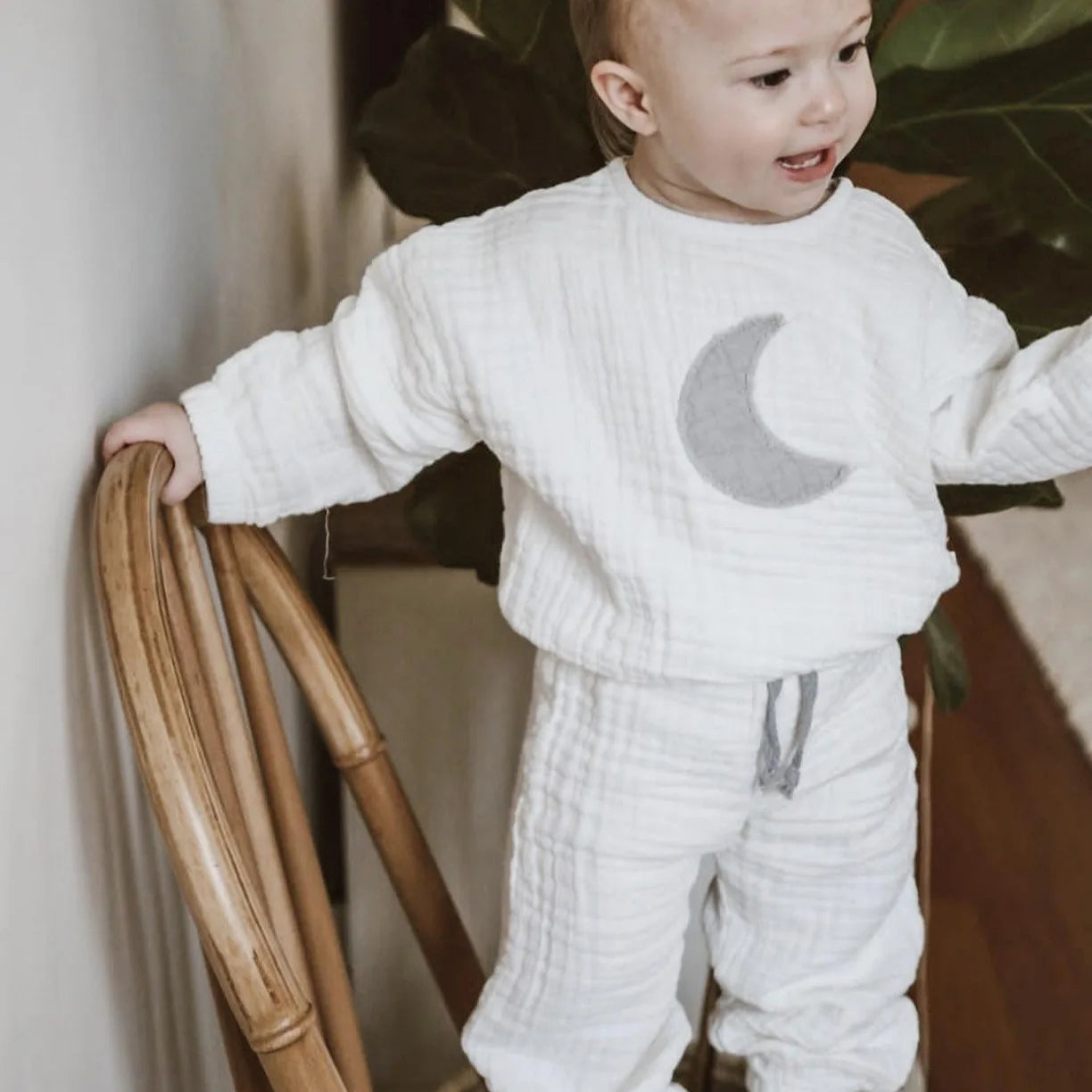 Baby Organic Cotton Pajama Top and Pants Set