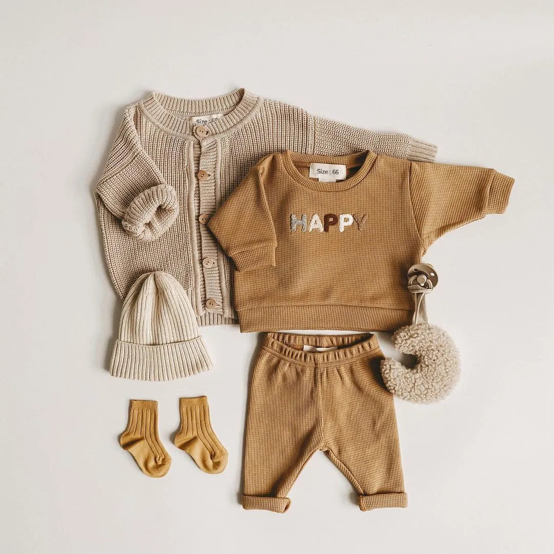 Baby Casual Sweatshirt and Sweatpants Set - Peachy Bloomers