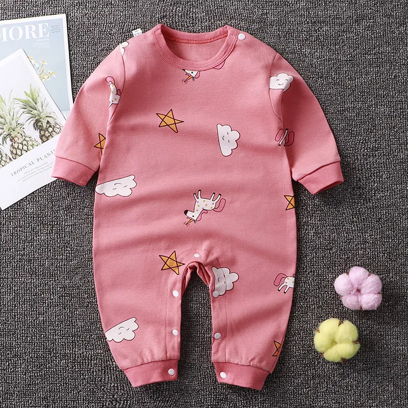 Baby Cotton Jumpsuit - Peachy Bloomers