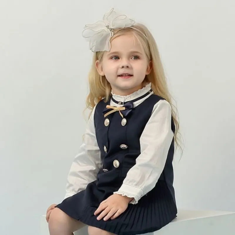 Girls Shirt & Dress Set - Peachy Bloomers