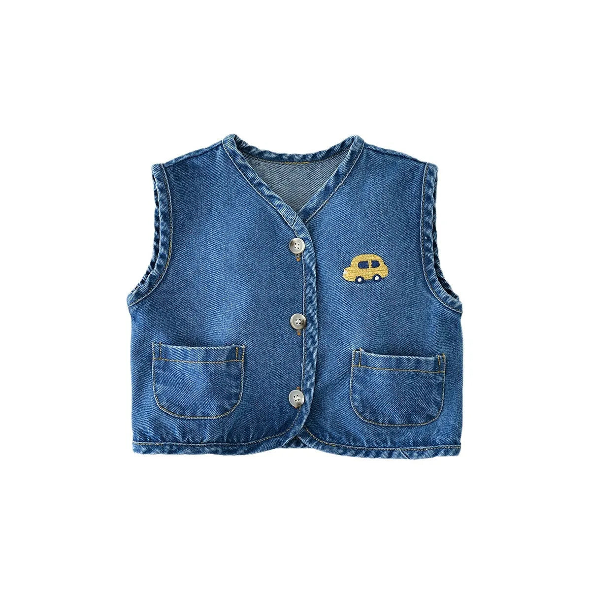 Boys' Denim Vest - Peachy Bloomers