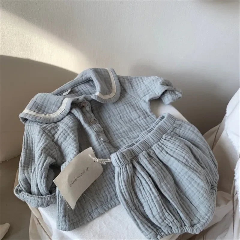 Bloomers Soft Cotton Gauze Baby Set