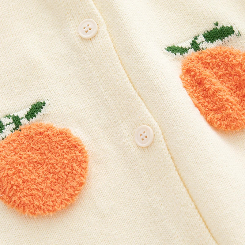 Orange Blossom Baby Cardigan