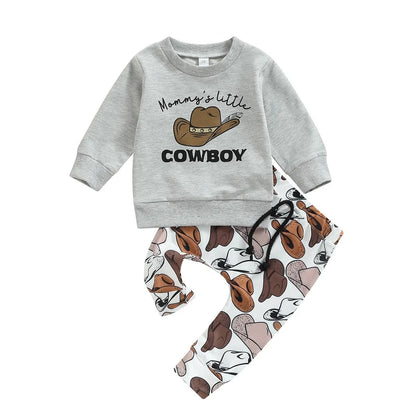 Cowboy Sweatshirt and Sweatpants Set - Peachy Bloomers