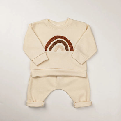 Hey Cutie! Sweatshirt and Sweatpants Set - Peachy Bloomers