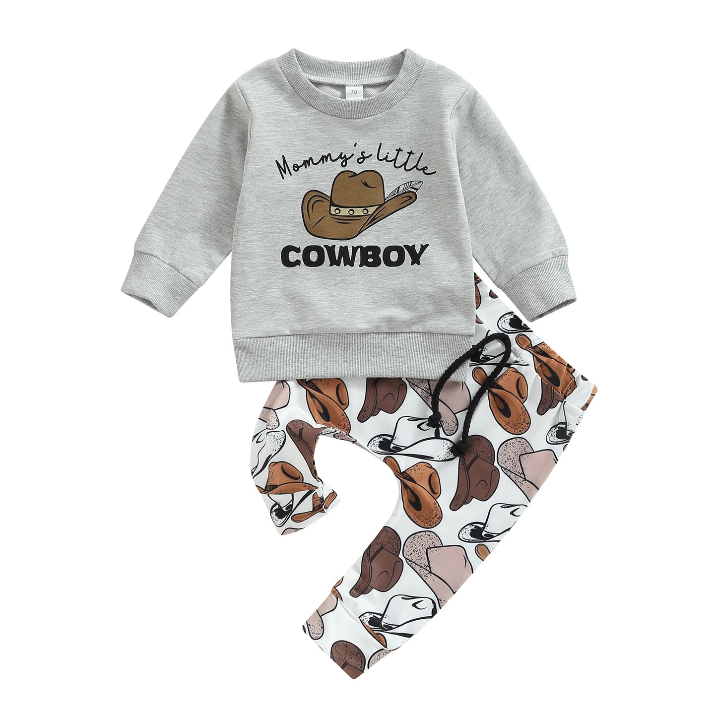 Cowboy Sweatshirt and Sweatpants Set - Peachy Bloomers