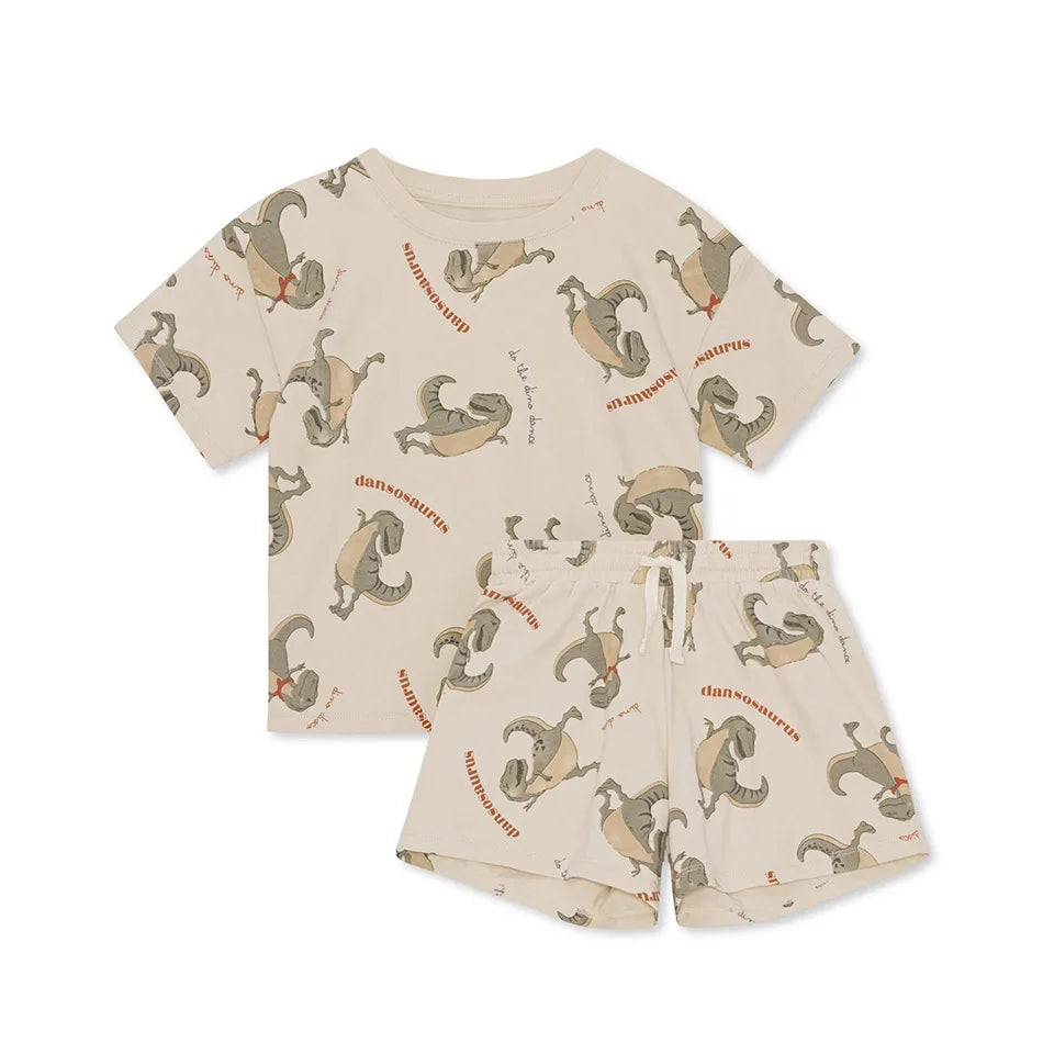 Organic Cotton T-shirt and Shorts Set