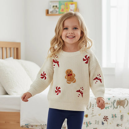 Gingerbread Toddler Holiday Sweater