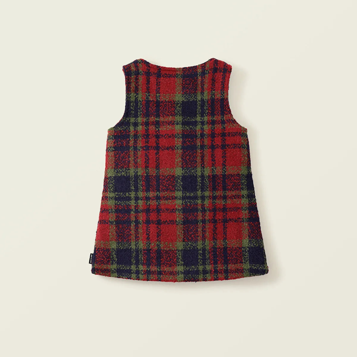 Girls Tartan Quilted Dress