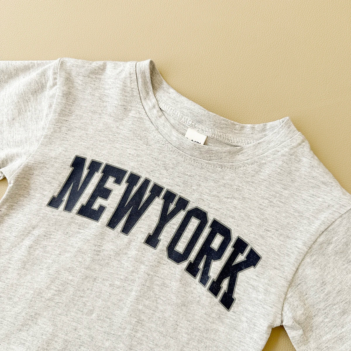 New York Cotton T-Shirt & Shorts Set
