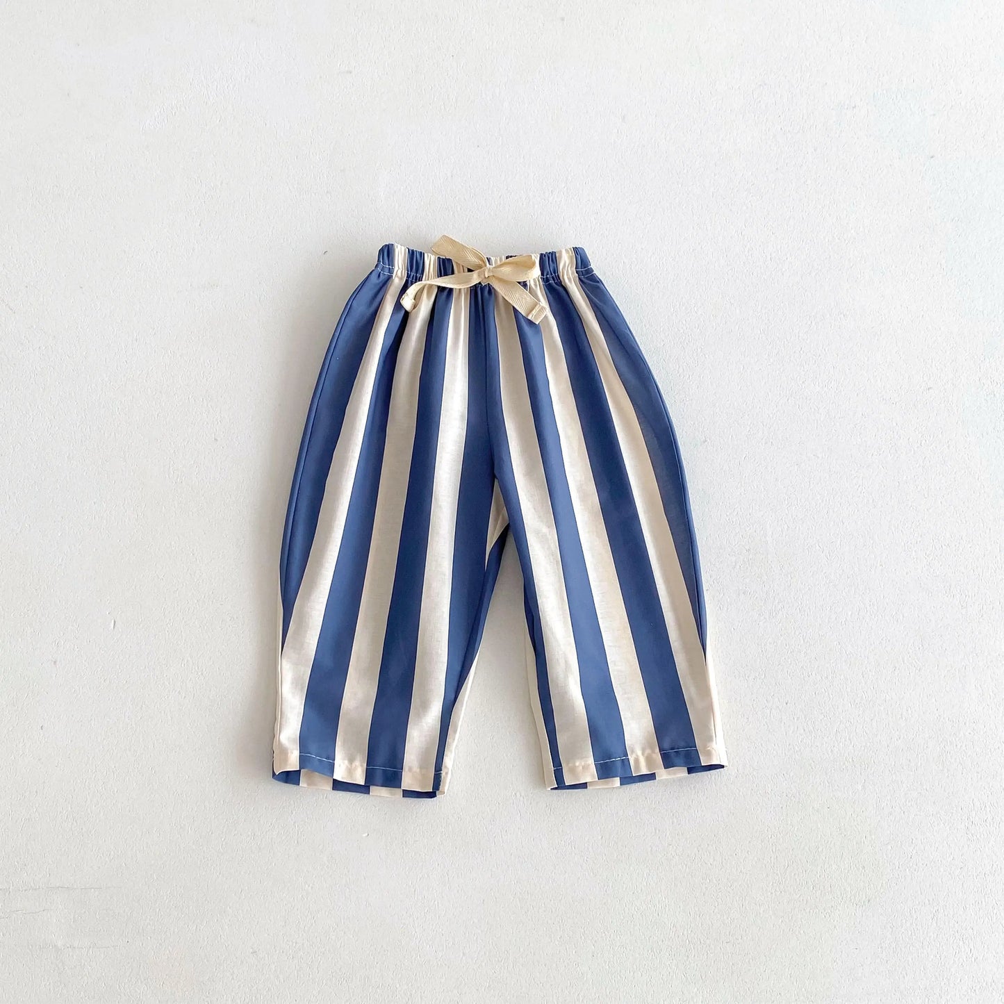 Striped Cotton Drawstring Pants – Unisex Comfort for Everyday Adventures