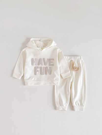 Have A Fun Sweatshirt and Sweatpants Set - Peachy Bloomers