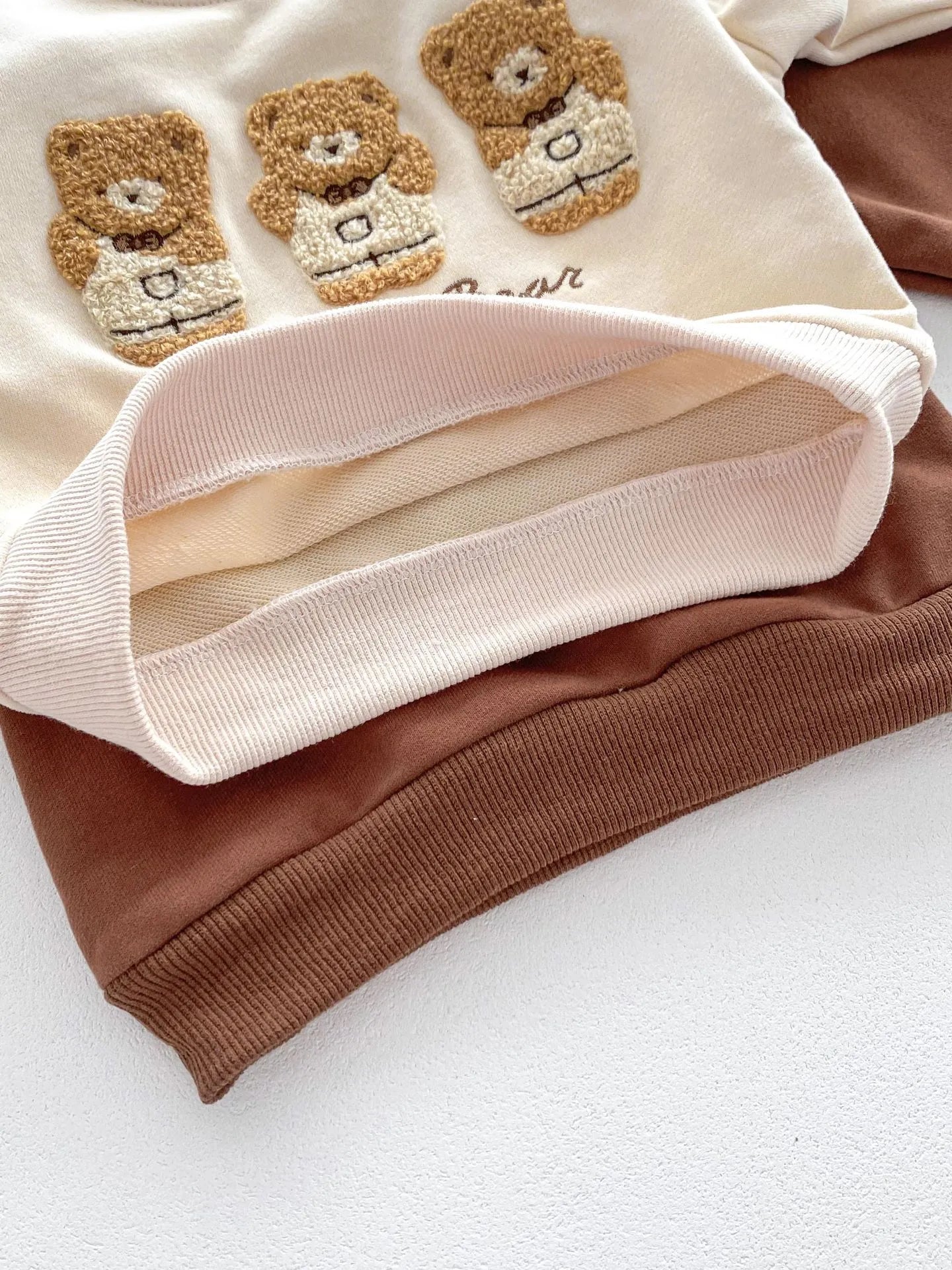 Three Bear Sweatshirt and Sweatpants Set