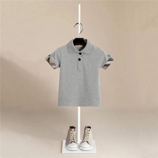 Boy’s Cotton Polo Shirt - Peachy Bloomers