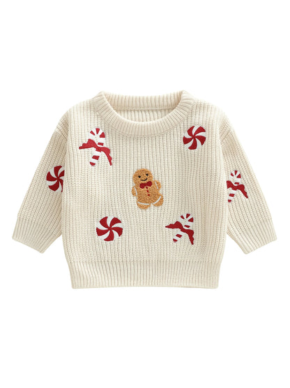 Gingerbread Toddler Holiday Sweater