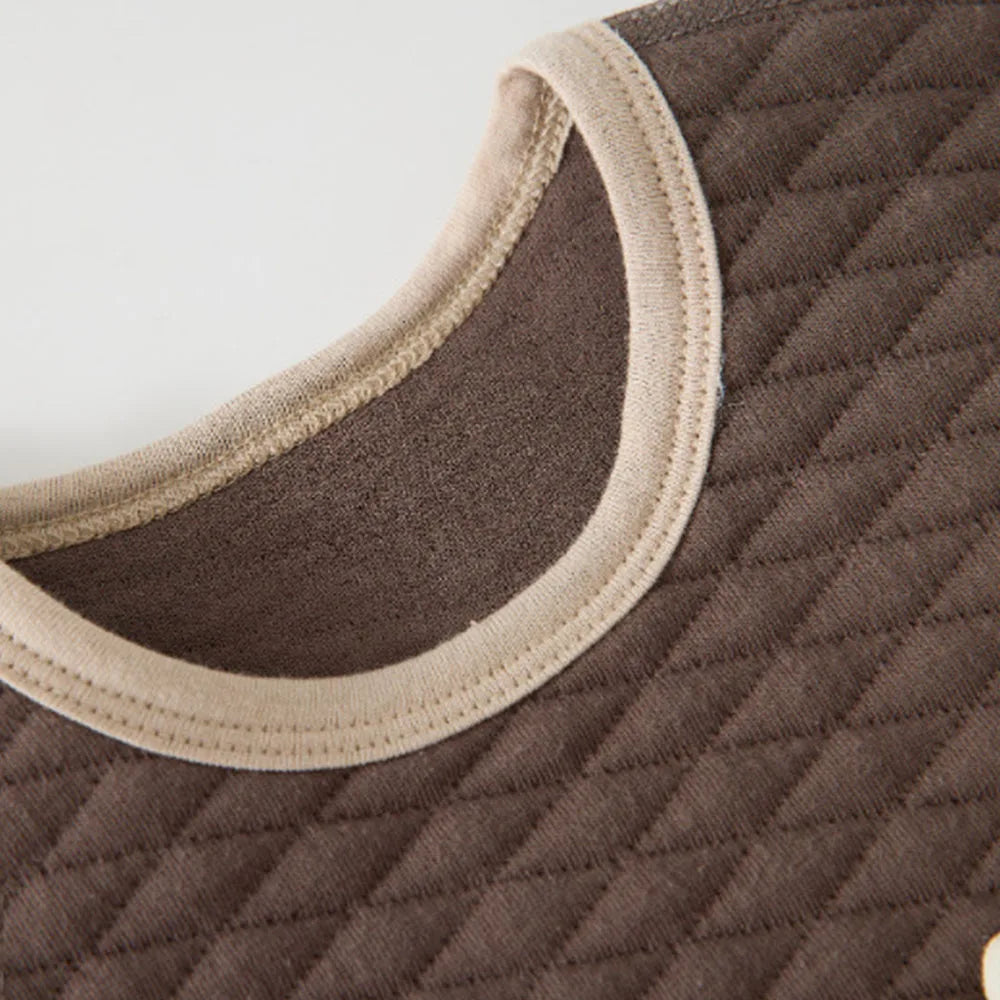 Baby Quilted Cotton Romper