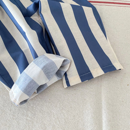 Striped Cotton Drawstring Pants – Unisex Comfort for Everyday Adventures