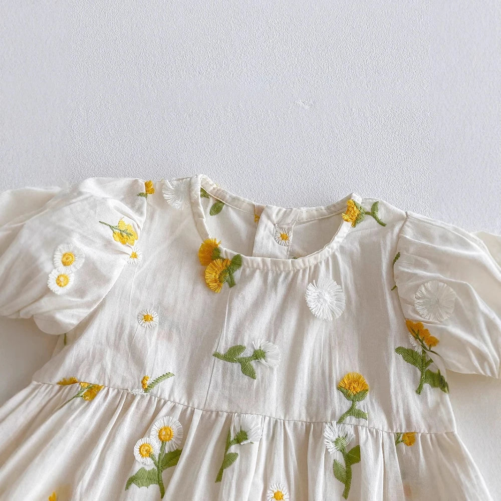 Daisy Flower Baby Cotton Romper