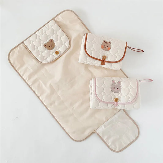 Baby Bear Diaper Changing Mat - Peachy Bloomers