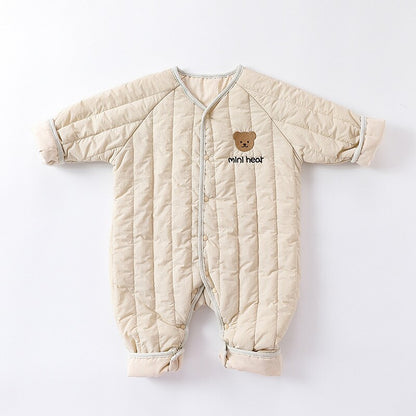 Quilted Baby Bear Jumpsuit