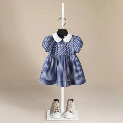 Sailor Stripe Cotton Dress