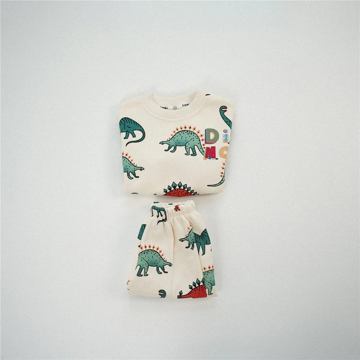 Dino Sweatshirt and Pants Set - Peachy Bloomers