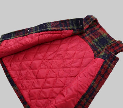 Girls Tartan Quilted Dress