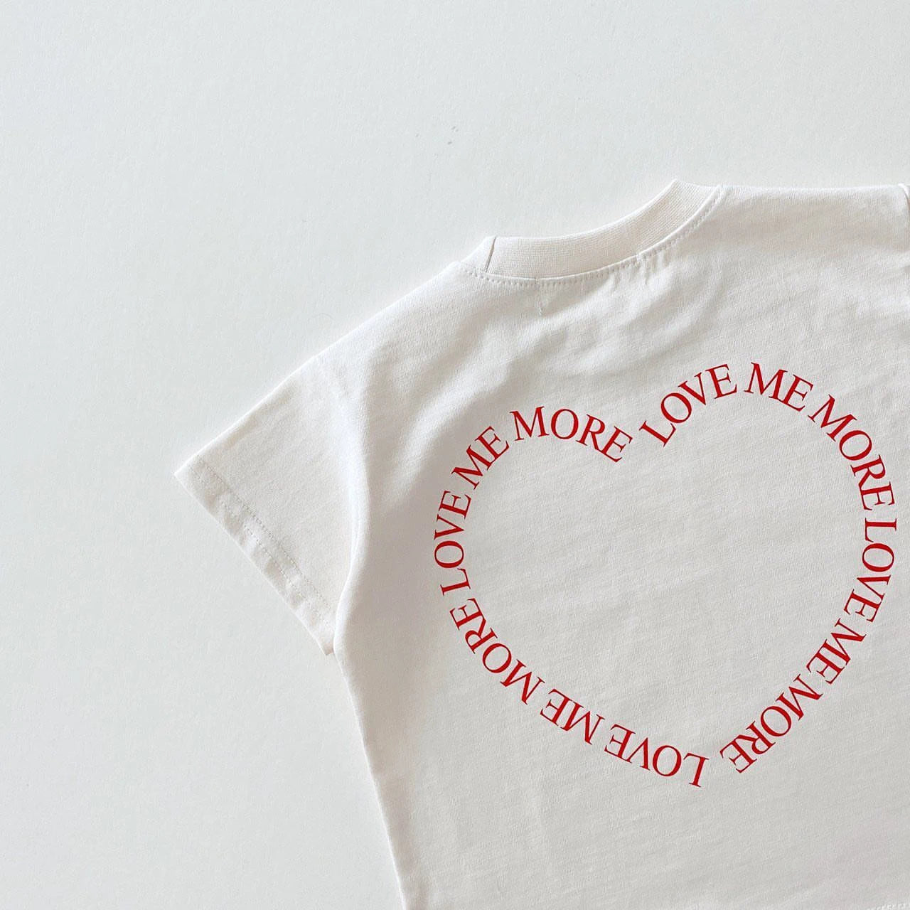 HEART BABY T-SHIRT AND SHORTS SET - Peachy Bloomers