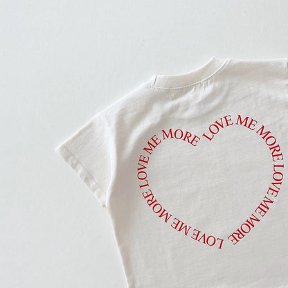 HEART BABY T-SHIRT AND SHORTS SET - Peachy Bloomers