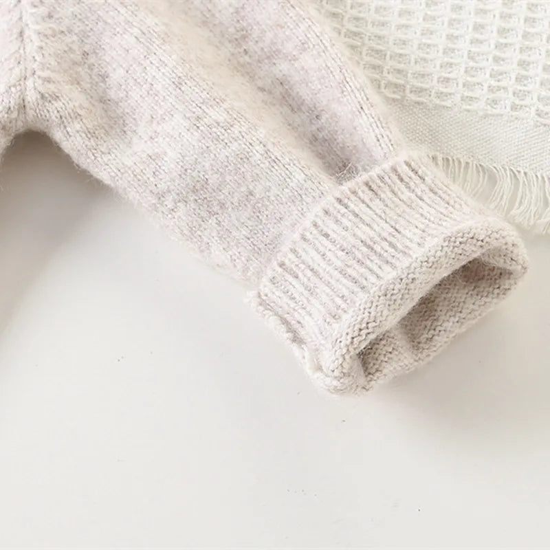 Girls Daisy Floral Soft Knit Cardigan