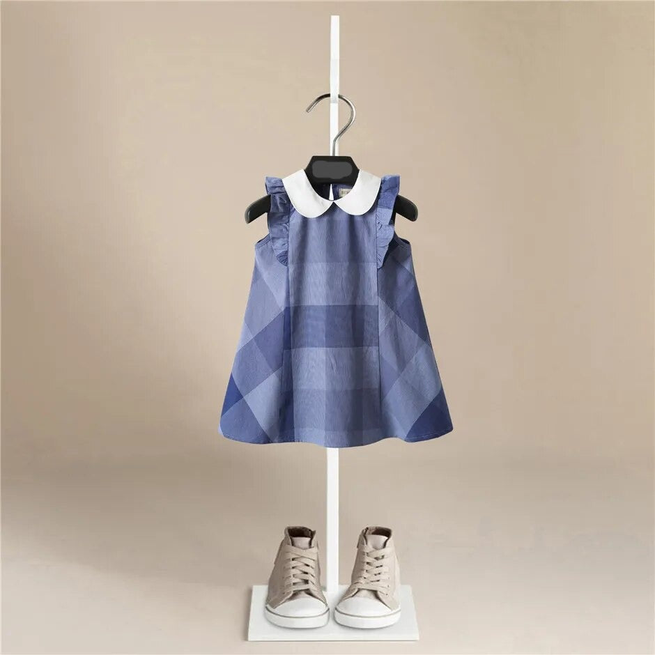 Organic Cotton Plaid Dress