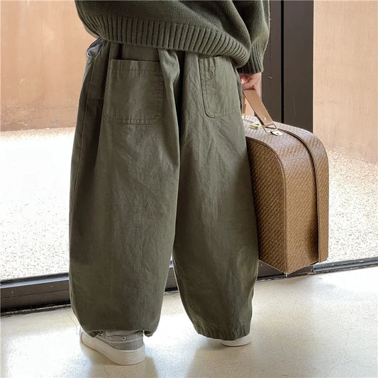 Casual Loose FIt Cargo Pants - Peachy Bloomers
