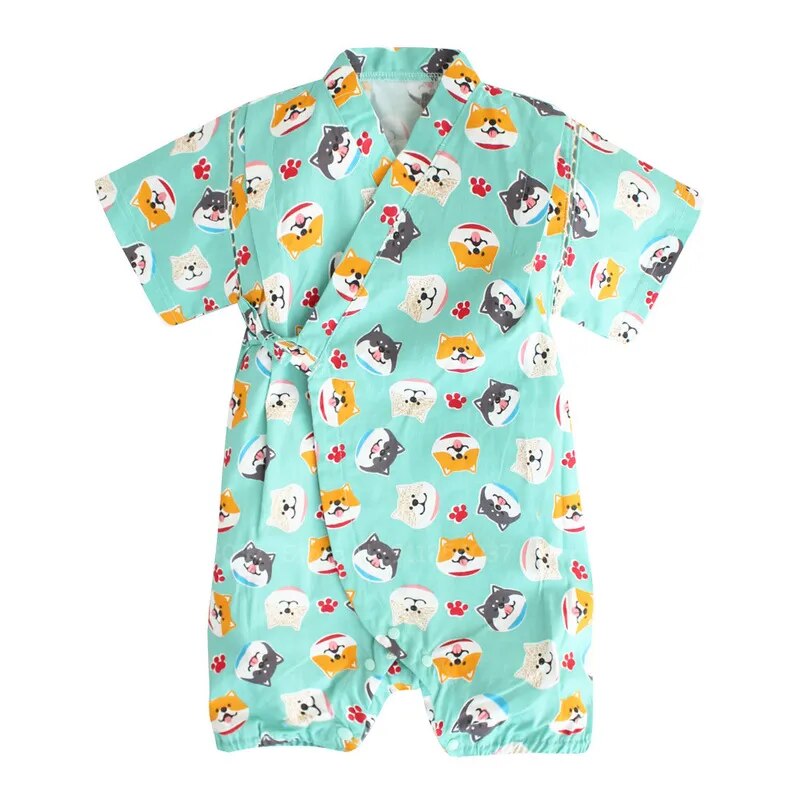 Baby Kimono Onesie - Peachy Bloomers